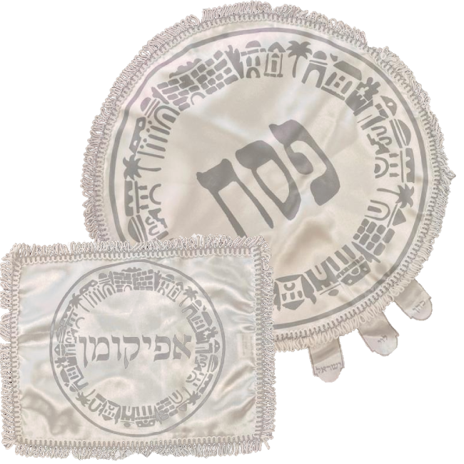 Printed Jerusalem Passover Matzah Cover and Affikoman